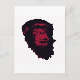 POSTAL LOS CHIMPANCÉS SON INCREÍBLES