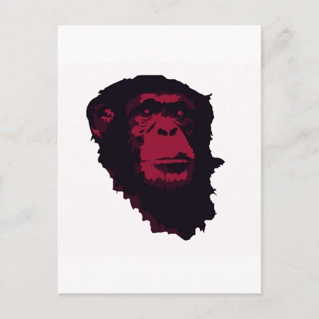 POSTAL LOS CHIMPANCÉS SON INCREÍBLES (Anverso)