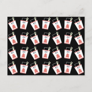 Postal Los chinos negros se llevan a cabo