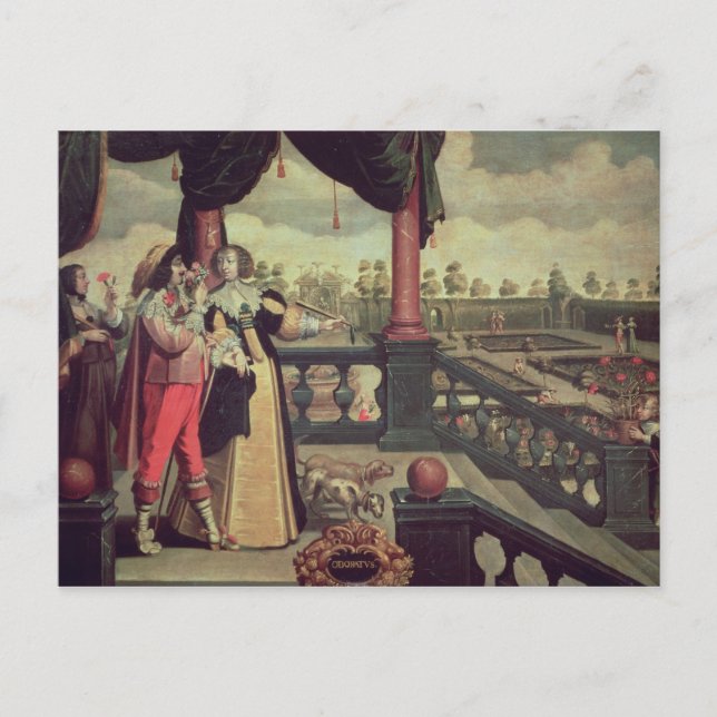 Postal Los cinco sentidos: oler