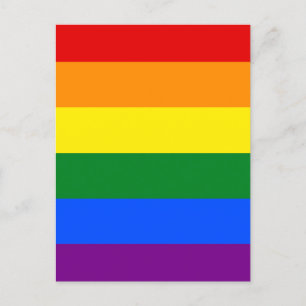 Postal Los colores del arcoiris