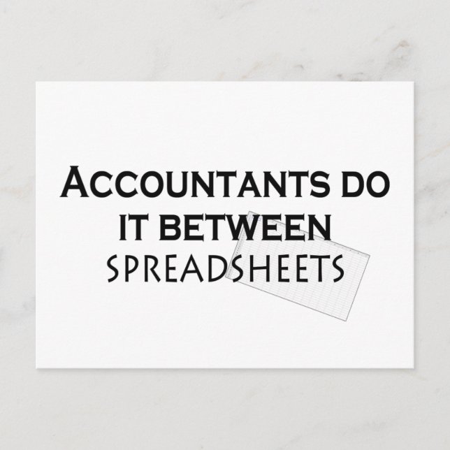 Postal ¡Los contables lo hacen! (Anverso)