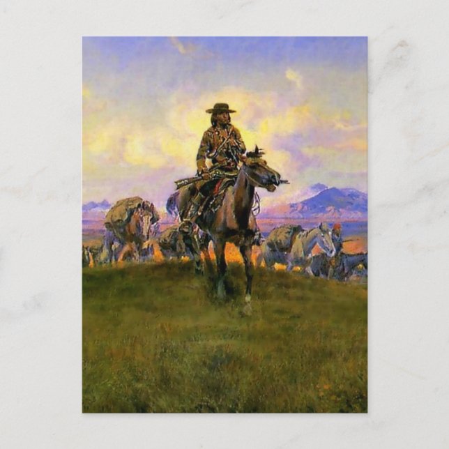 Postal “Los creadores del romance” Arte occidental de Cha (Anverso)