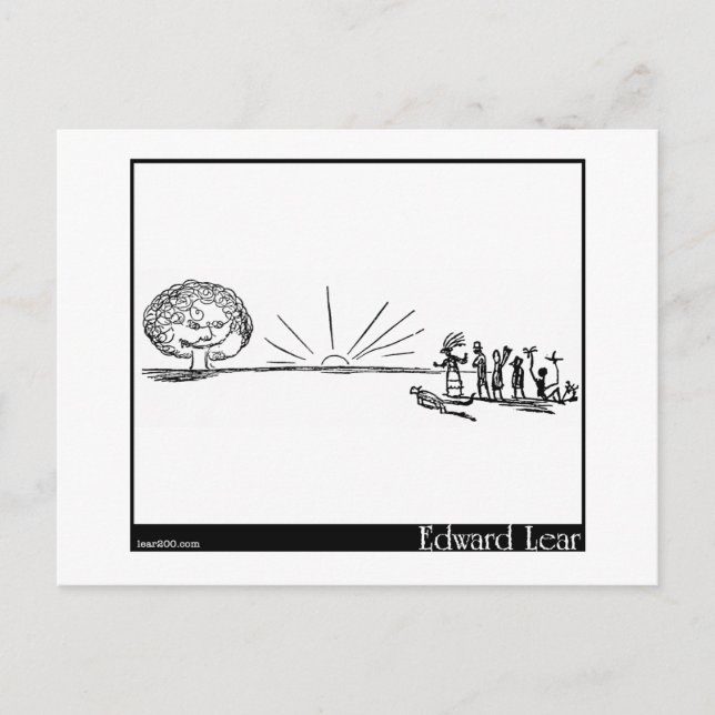 Postal Los cuatro hijos (Anverso)