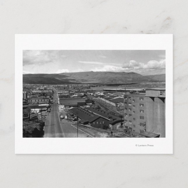 Postal Los Dalles, la vista de Oregón (Anverso)