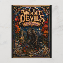 Postal Los Diablos de la Madera Leyendas de New Hampshire