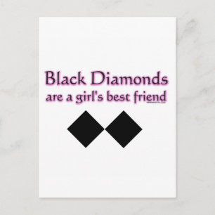 Postal Los diamantes negros son un mejor amigo de los chi