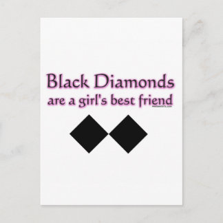 Postal Los diamantes negros son un mejor amigo de los chi