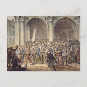 Postal Los diez días de Brescia, después de 1849