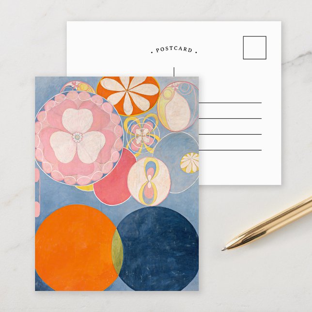 Postal Los diez más grandes N.º 2 | Hilma af Klint (Subido por el creador)