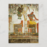 Los dioses Osiris y Atum, desde la tumba de
