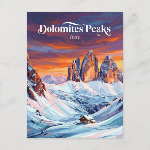 Postal Los Dolomitas Italia