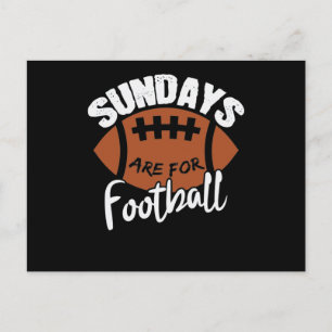 Postal Los domingos son para el fútbol