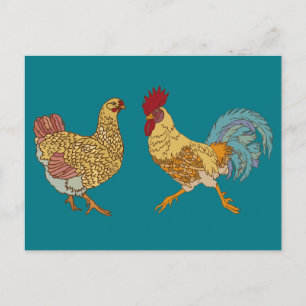 Postal Los dos Estados Unidos