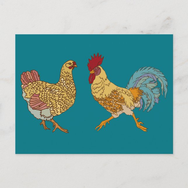 Postal Los dos Estados Unidos (Anverso)