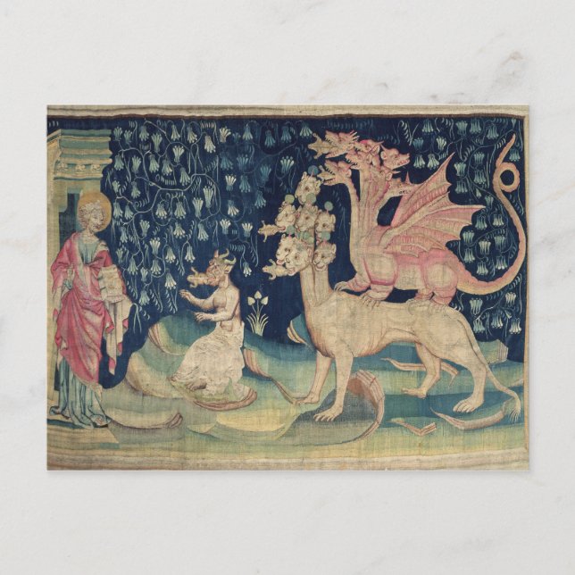 Postal Los dragones vómitos de ranas (Anverso)