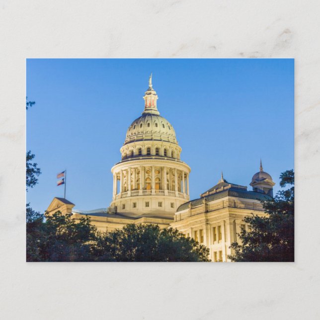 Postal Los E.E.U.U., Tejas, Austin. Edificio del (Anverso)