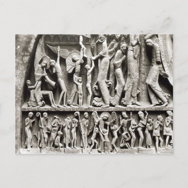 Postal Los elegidos (Anverso)