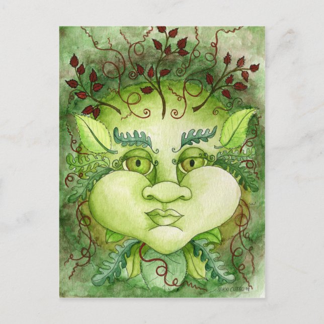 Postal Los elementos - Postcard terrestre (Anverso)