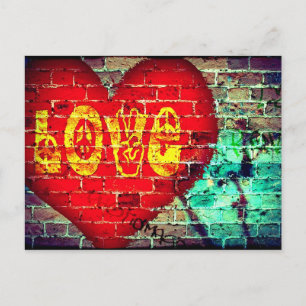 Postal Los escritos en la pared