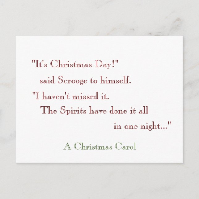 Postal ¡Los Espíritus lo hicieron todo en una noche! Post (Anverso)