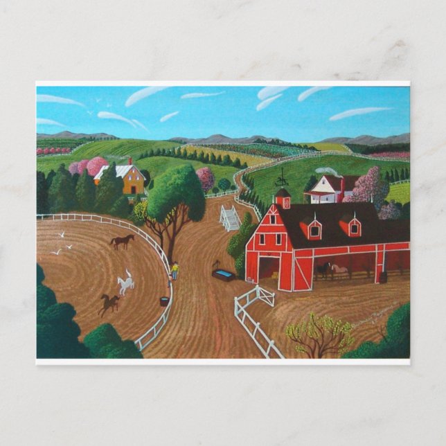 Postal Los establos de Smith (Anverso)