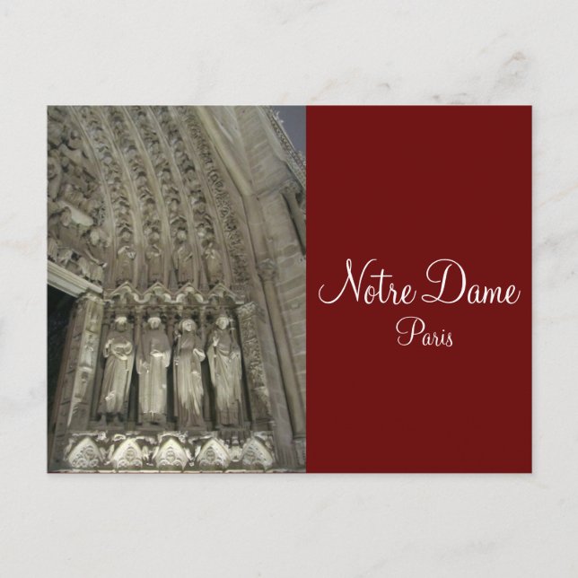 Postal Los estatutos de Notre Dame (Anverso)