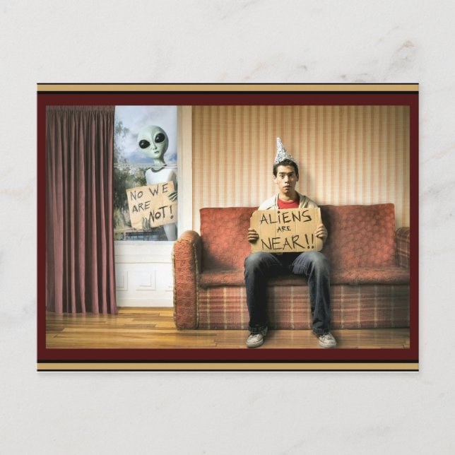 Postal Los extranjeros están cerca - (Anverso)