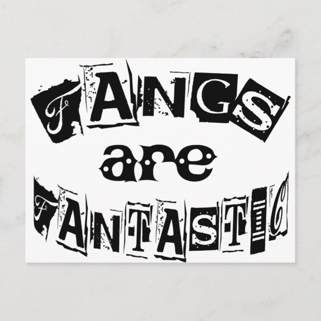 Postal Los fans son fantásticos (Anverso)
