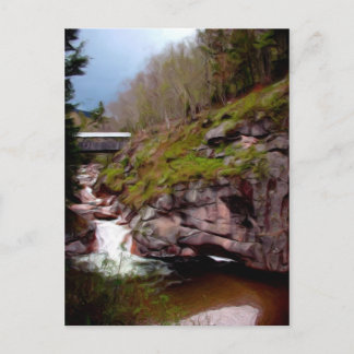 Postal Los Flumes, el Notch de Franconia, NH