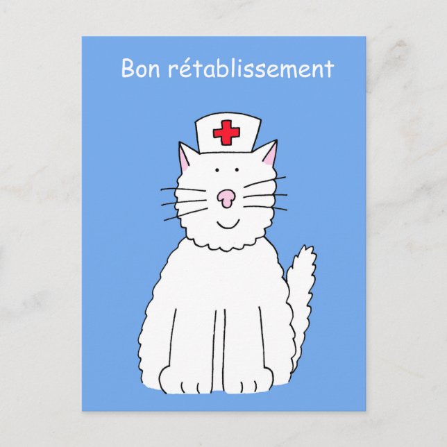 Postal Los franceses se recuperan pronto del Bon Rétablis (Anverso)