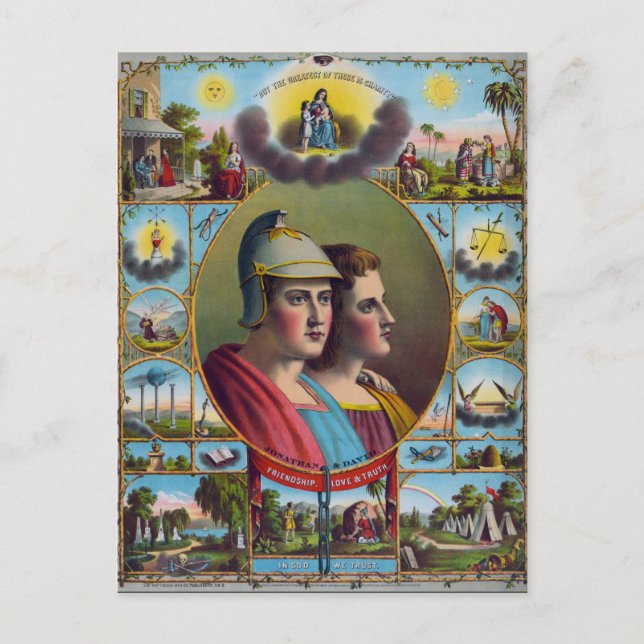 Postal Los Freemasons (Anverso)