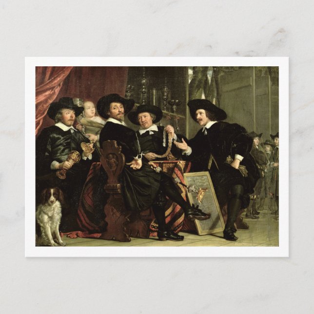 Postal Los funcionarios de la Compañía de Bowyers de St.  (Anverso)