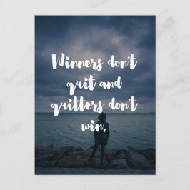 Postal Los ganadores no citan la cita