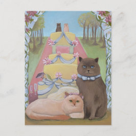 Postal Los Gatos de Boda