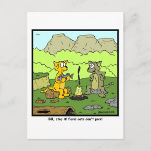 Postal ¡Los gatos ferales no rondan!
