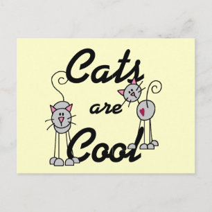 Postal Los gatos son camisetas y regalos de Guay