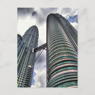 Postal Los gemelos Petronas