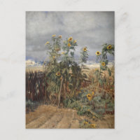 Los girasoles en la playa | Thorvald Niss