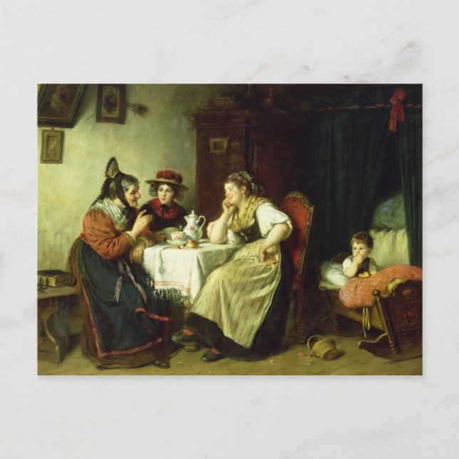 Postal Los giros, 1887 (Anverso)
