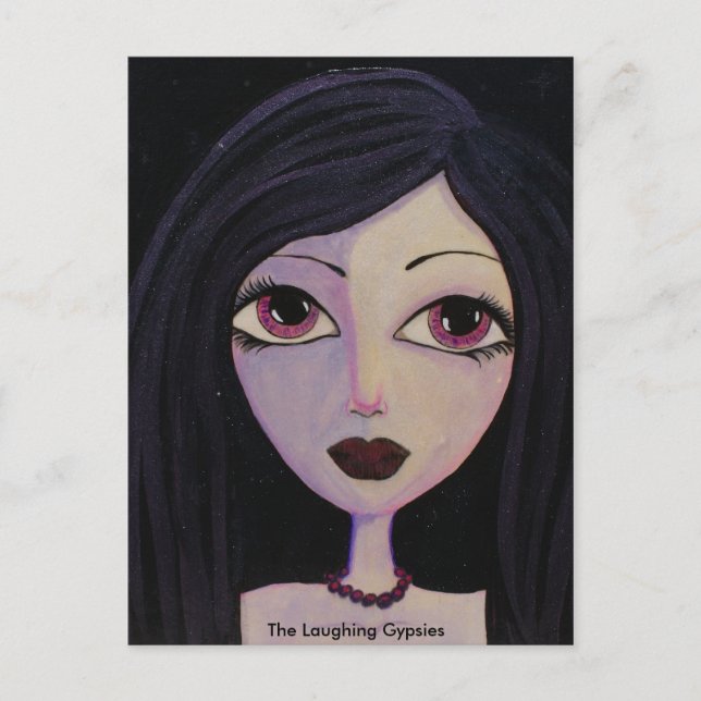 Postal Los gitanos reídos (Anverso)