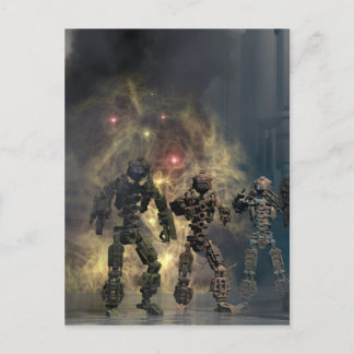Postal los gloriosos siete robots b