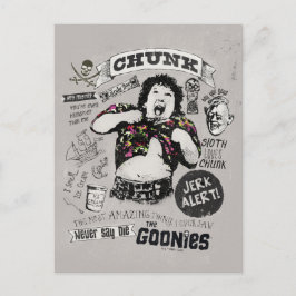 Postal Los Goonies Chunk Retro Collage