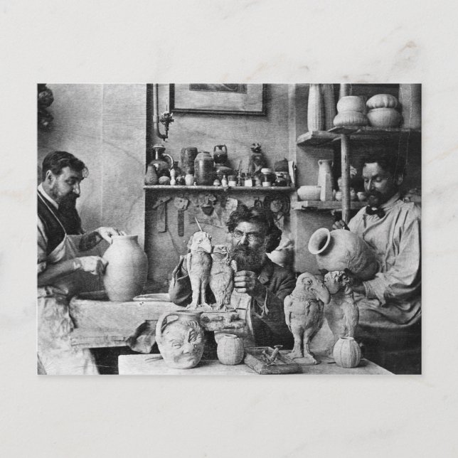 Postal Los hermanos Martin (Anverso)