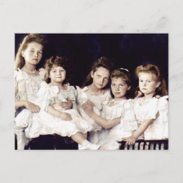 Postal Los hijos del último zar de Rusia