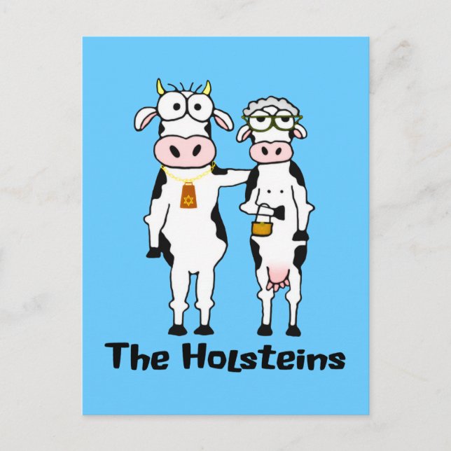 Postal Los Holsteins (Anverso)