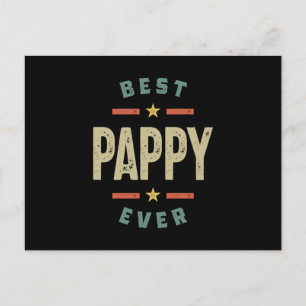 Postal Los hombres mejor regalo de papa del abuelo