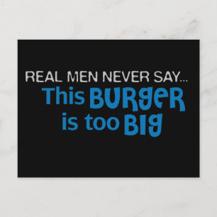 Postal Los Hombres Reales Nunca Dicen - Esta Burra Es Dem