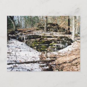 Postal los huecos de toros en el hielo