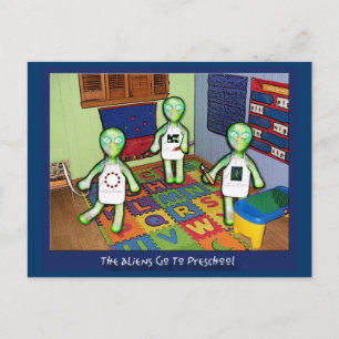 Postal ¡Los IasIlis van a la escuela preescolar!